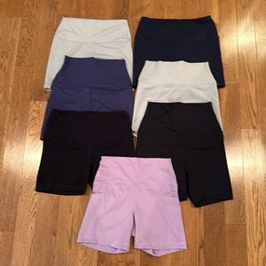 Yogalicious Lux Biker shorts bundle.